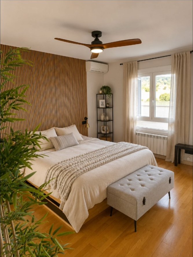 Dormitorio de matrimonio real