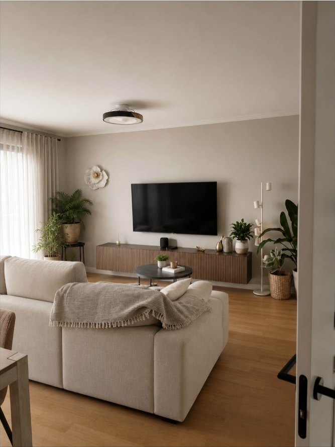 Salón real de TOÖK Interiorismo